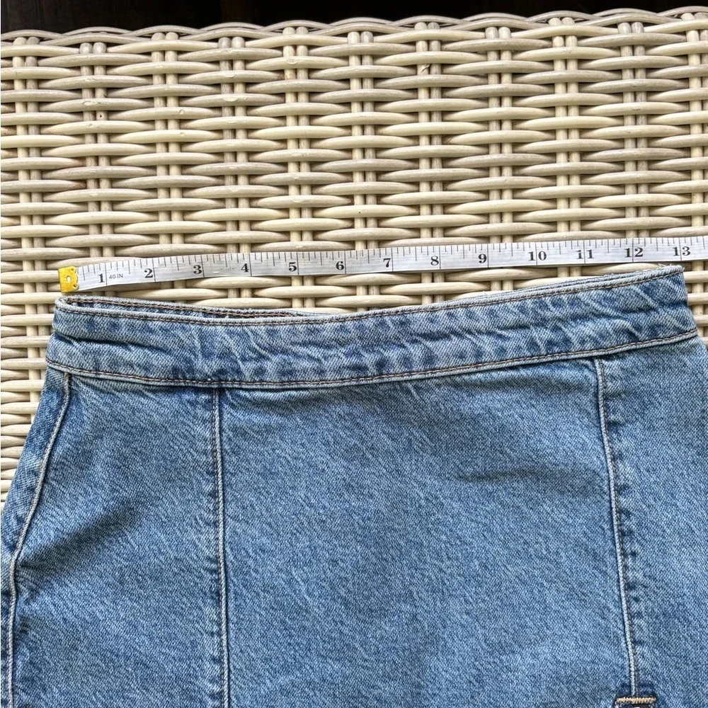We The Free Midnight Magic Jean Skirt size 4 boho festival‎ layered minimalist
